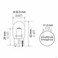 Hella Bulb 7440 12V 21W W3 Bulbs, 7440 7440